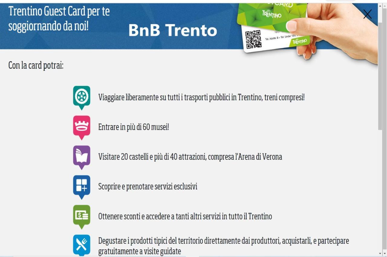 Bnb Trento Exteriér fotografie